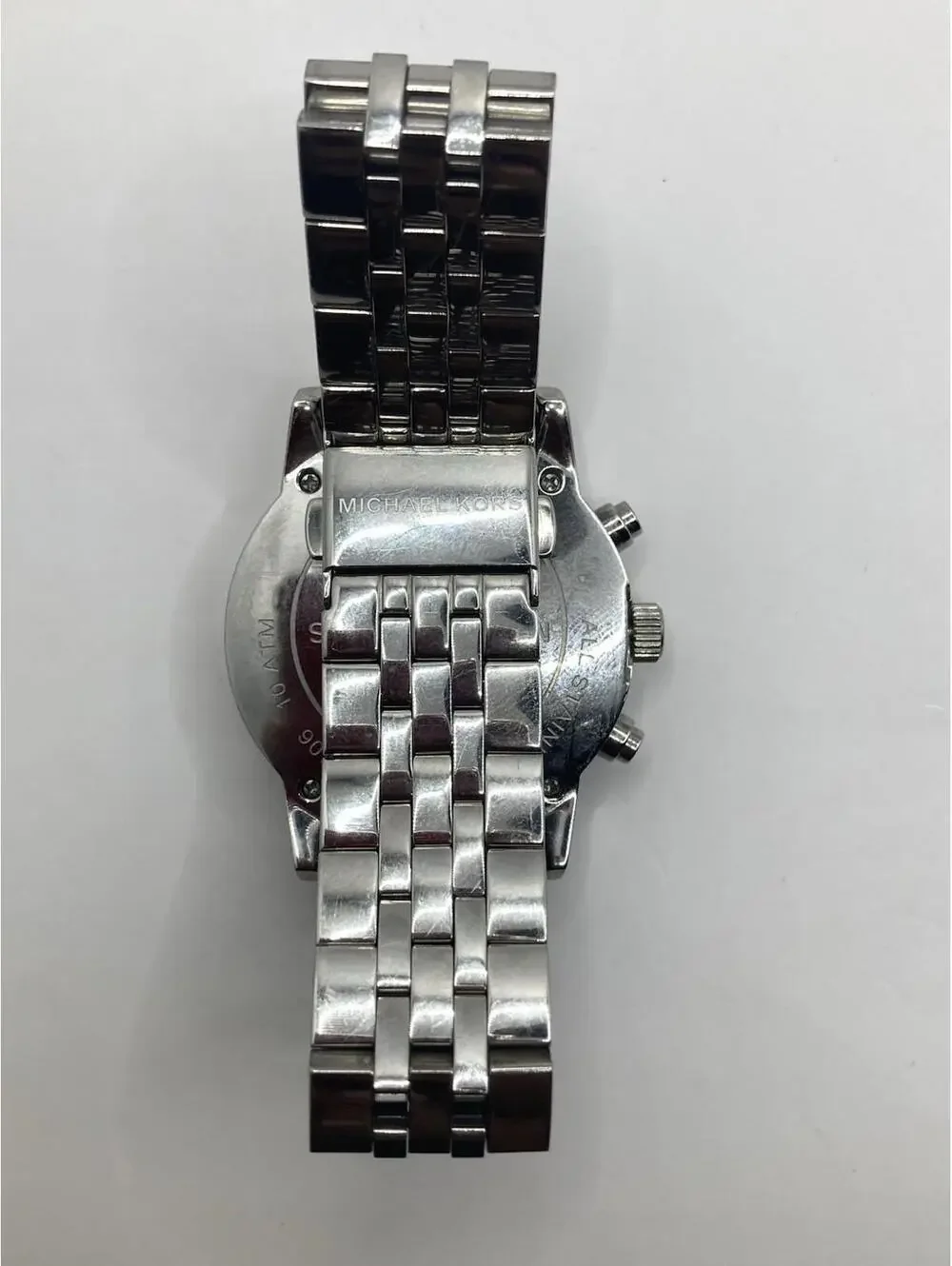 Women’s Michael Kors Ritz Mother Of Pearl Dial Chronograph Watch New Battery - Picture 5 of 9